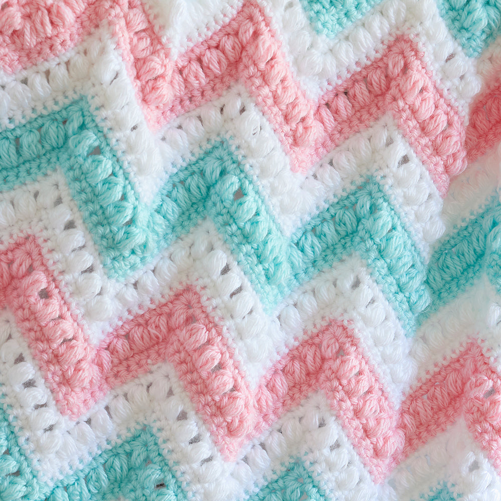 Pastel Peaks Baby Blanket Kit