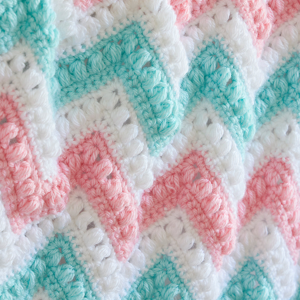 Pastel Peaks Baby Blanket Kit