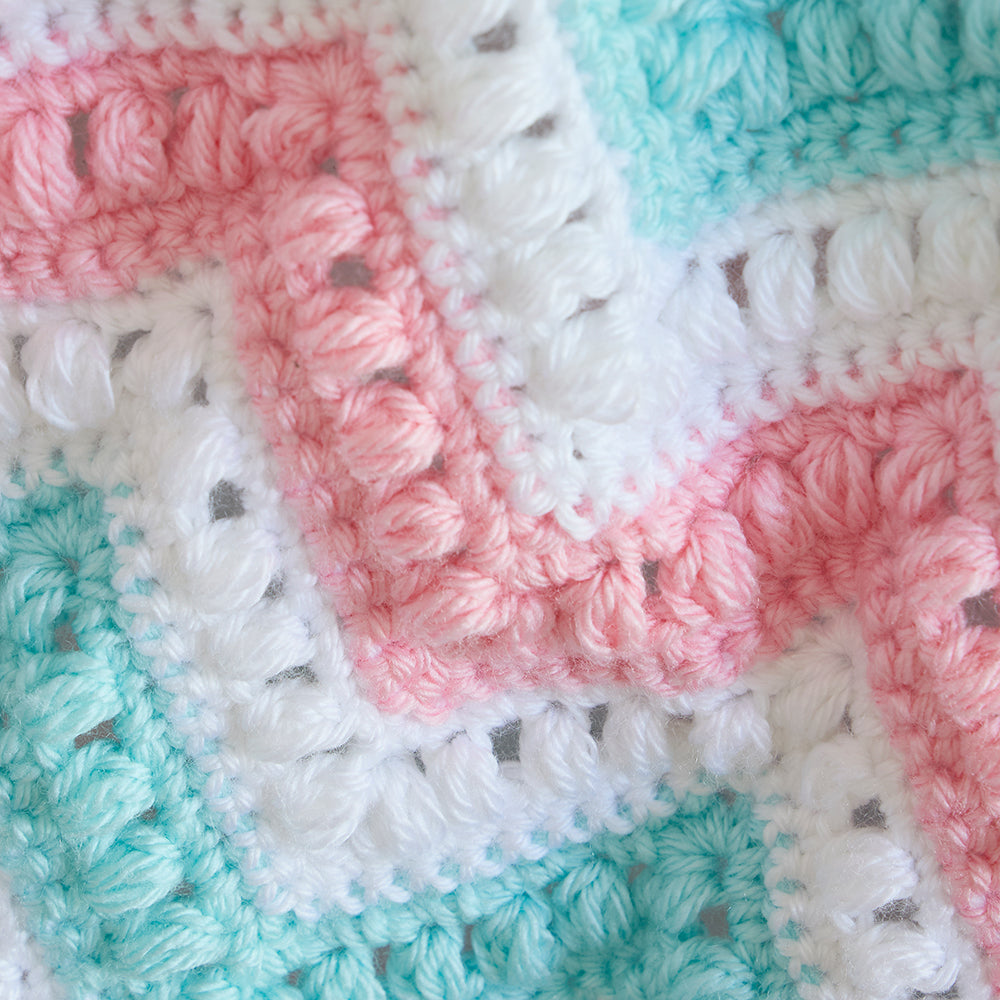 Pastel Peaks Baby Blanket Kit