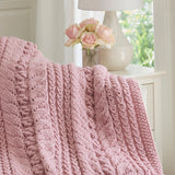 Rosebud Eyelet Blanket