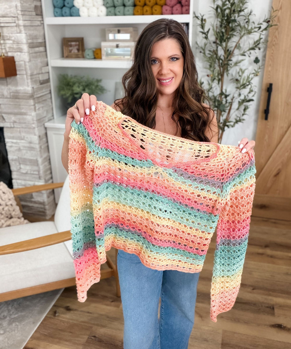 Selene Shell Stitch Top