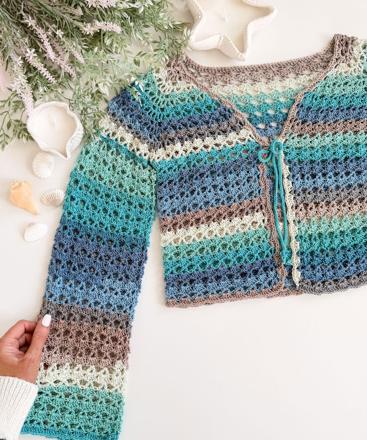 Solea Shell Stitch Cardigan