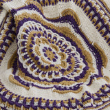 Sparkle Mandala Throw - Purple/Topaz