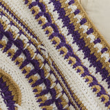 Sparkle Mandala Throw - Purple/Topaz