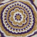 Sparkle Mandala Throw - Purple/Topaz