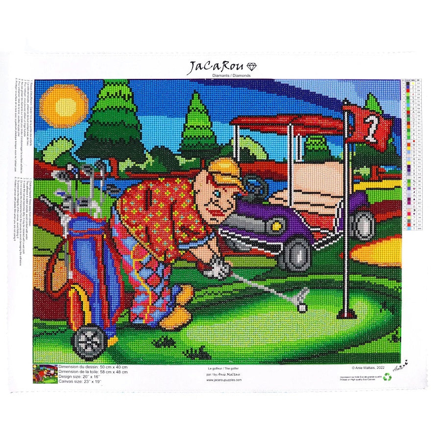 The Golfer Diamond Art Kit