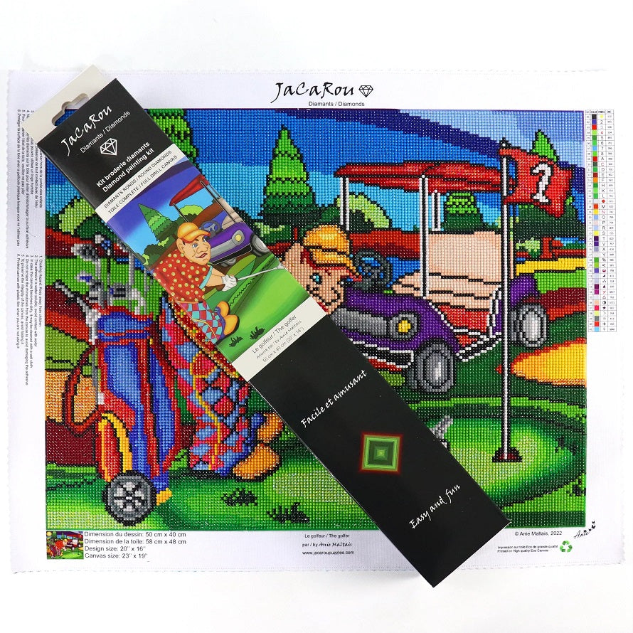 The Golfer Diamond Art Kit