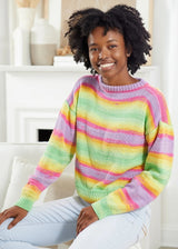 Free Tie Dye Pullover Knit Pattern