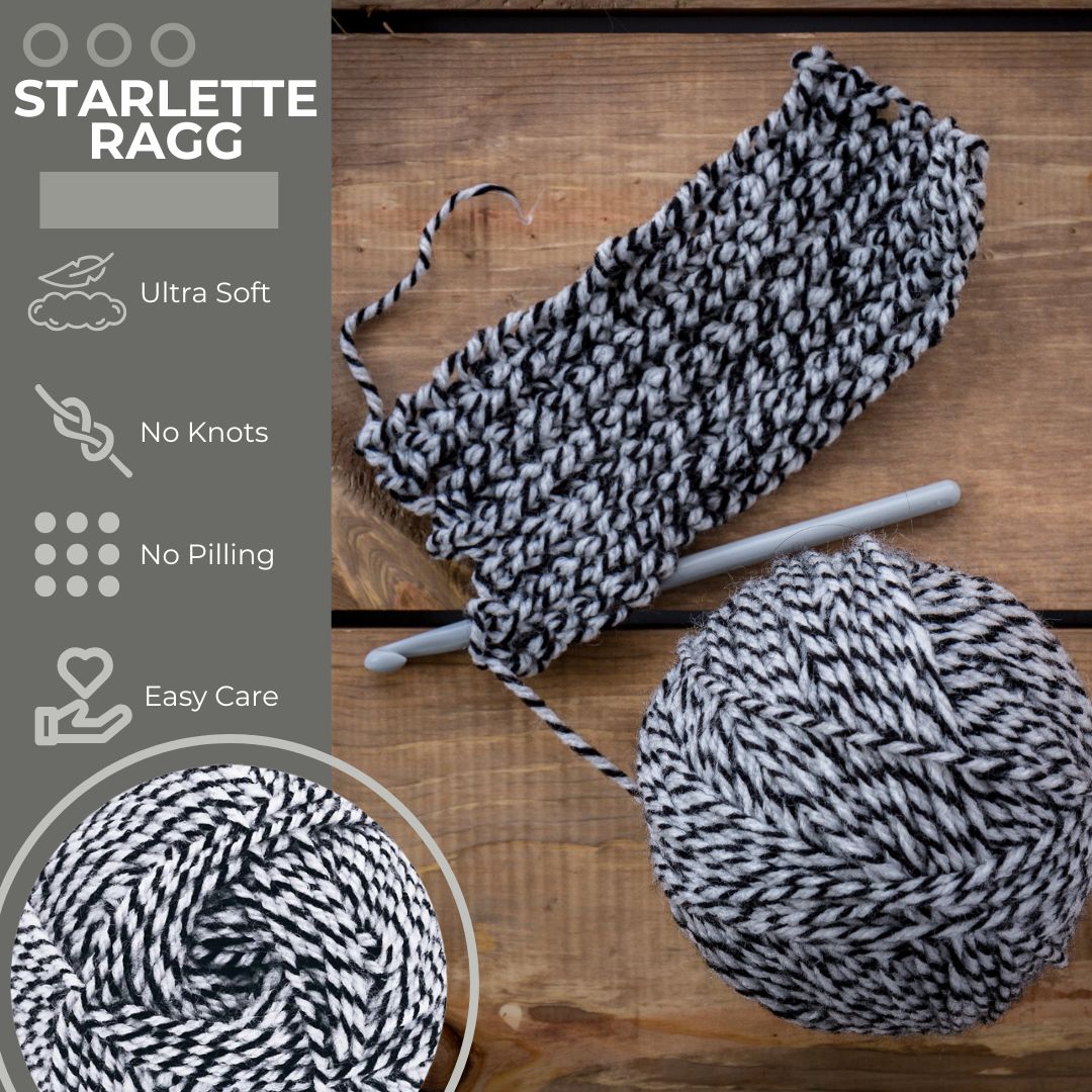 Mary Maxim Starlette Ragg Yarn