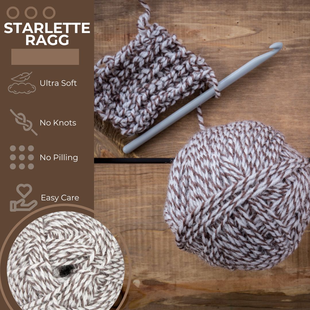 Mary Maxim Starlette Ragg Yarn