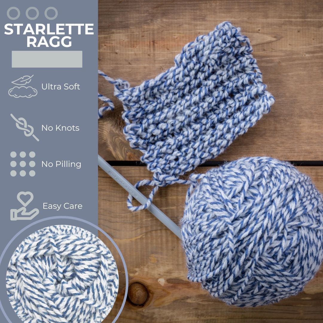 Mary Maxim Starlette Ragg Yarn