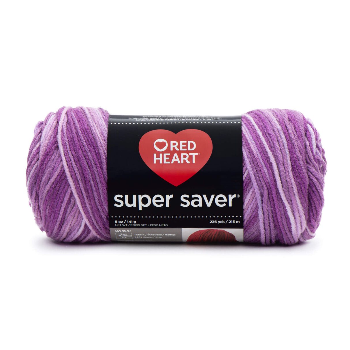 Red Heart Super Saver Yarn (Stripes, Prints, Variegated)