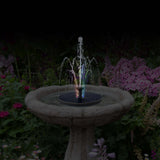 Solar Colour-Changing Water Fountain