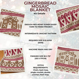 Gingerbread Mosaic Blanket