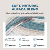 Mary Maxim Natural Alpaca Tweed