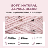 Mary Maxim Natural Alpaca Tweed