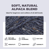 Mary Maxim Natural Alpaca Tweed