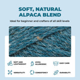 Mary Maxim Natural Alpaca Tweed