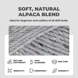 Mary Maxim Natural Alpaca Tweed