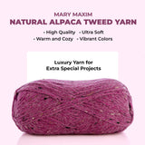 Mary Maxim Natural Alpaca Tweed