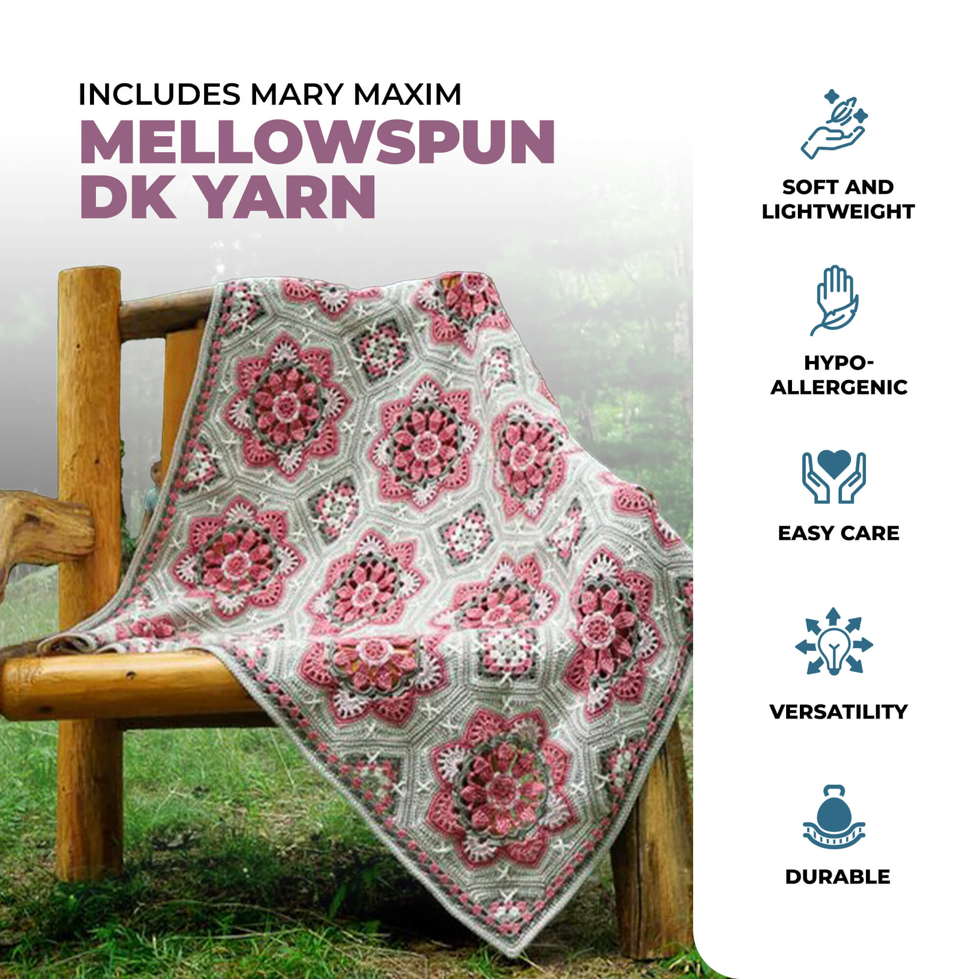 Persian Tiles Throws – Mary Maxim Ltd