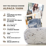 Mary Maxim Natural Alpaca Tweed