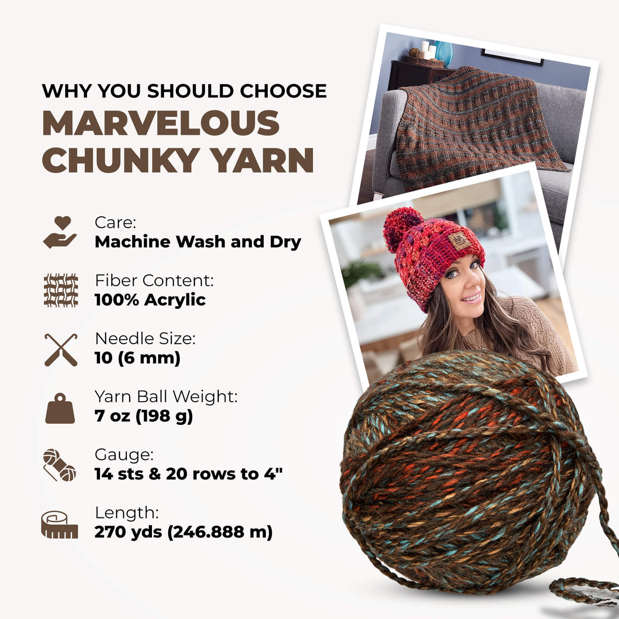 Mary Maxim Marvelous Chunky Yarn