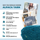 Mary Maxim Natural Alpaca Tweed