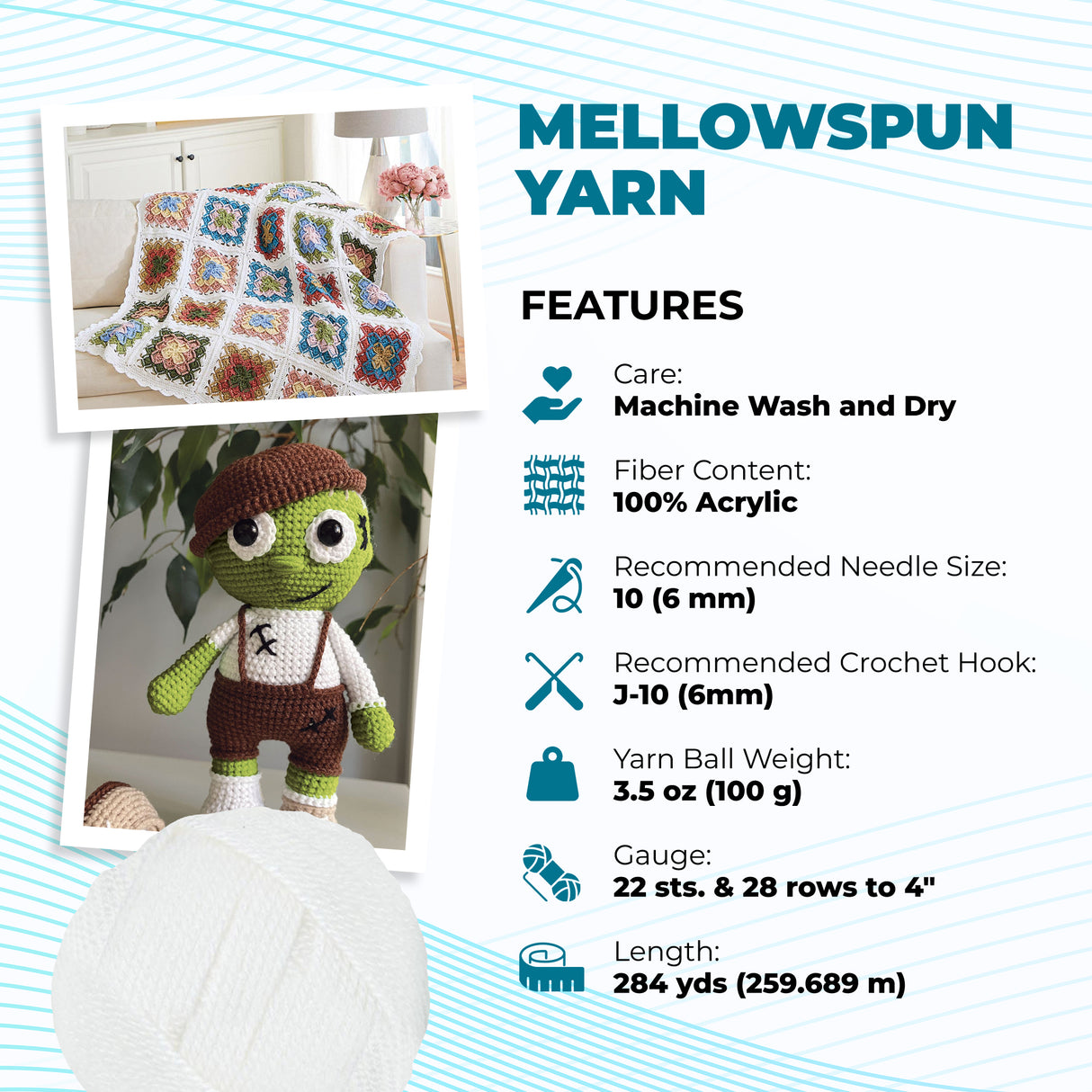 Mary Maxim Mellowspun DK Yarn