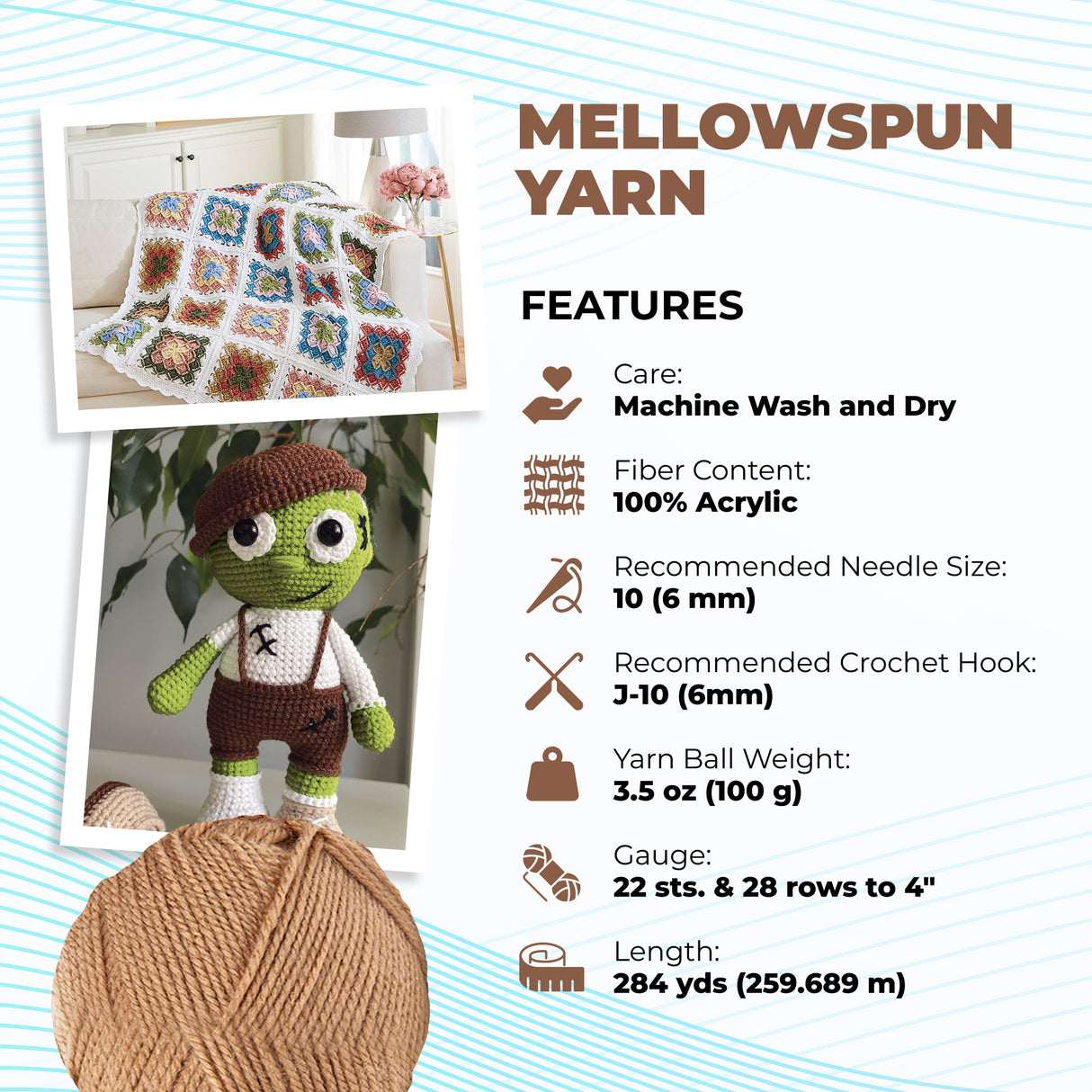 Mary Maxim Mellowspun DK Yarn