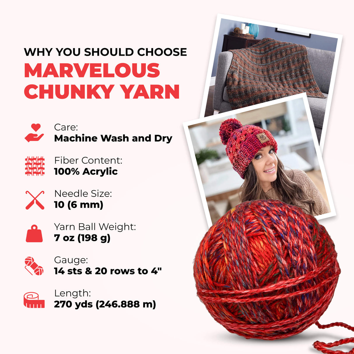 Mary Maxim Marvelous Chunky Yarn