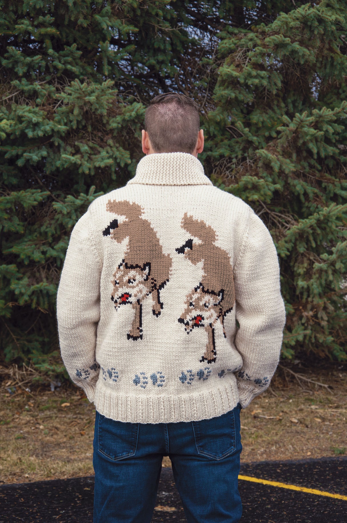 Wolf Cardigan Knit Kit (Project Hail Mary Version)