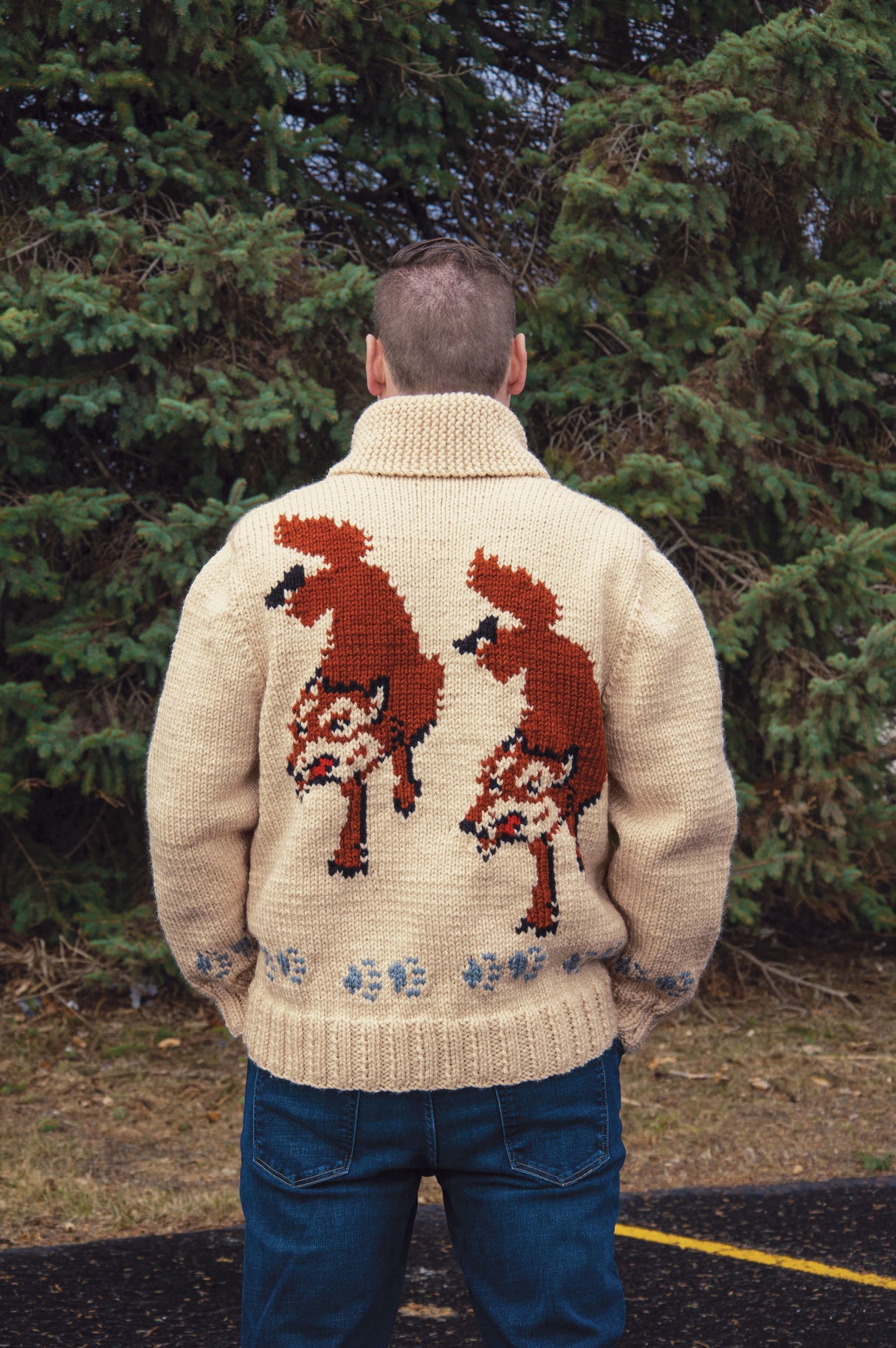 Wolf Cardigan Knit Kit (Project Hail Mary Version)