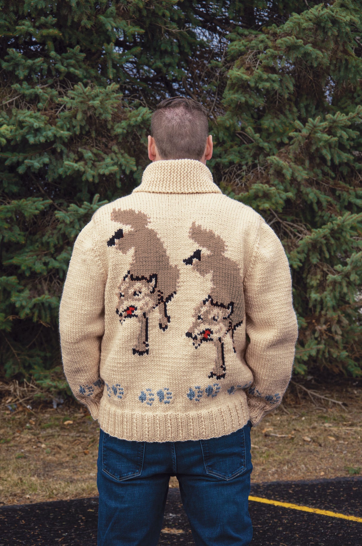 Wolf Cardigan Knit Kit (Project Hail Mary Version)