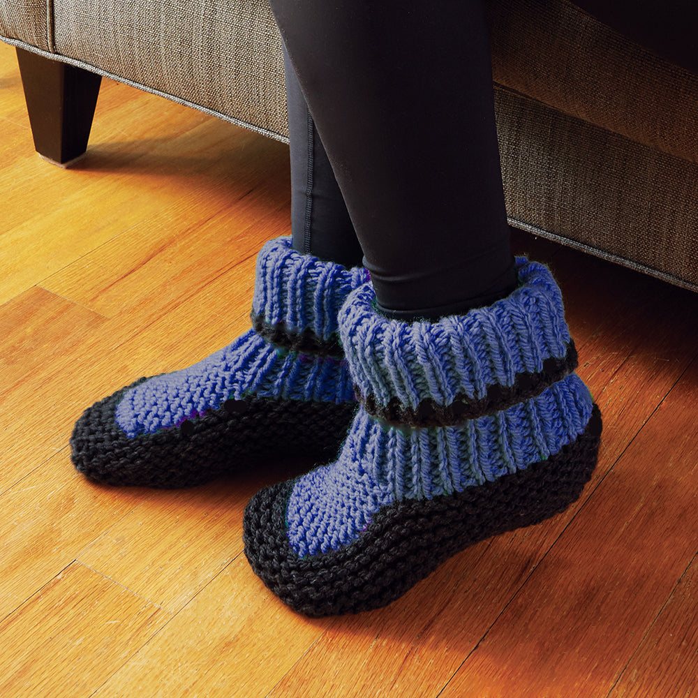 Bulky Knit Slippers - Main Image