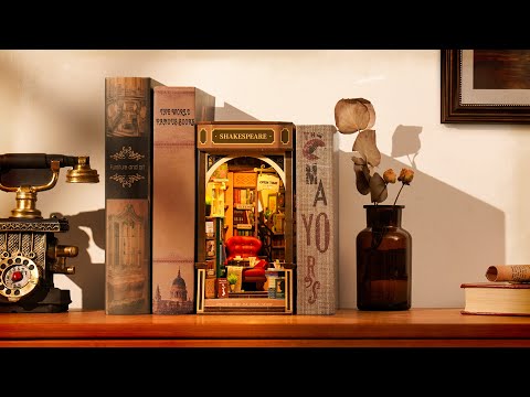 Bookstore Book Nook & Wonderland Wood Model Kit