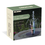 Solar Colour-Changing Water Fountain