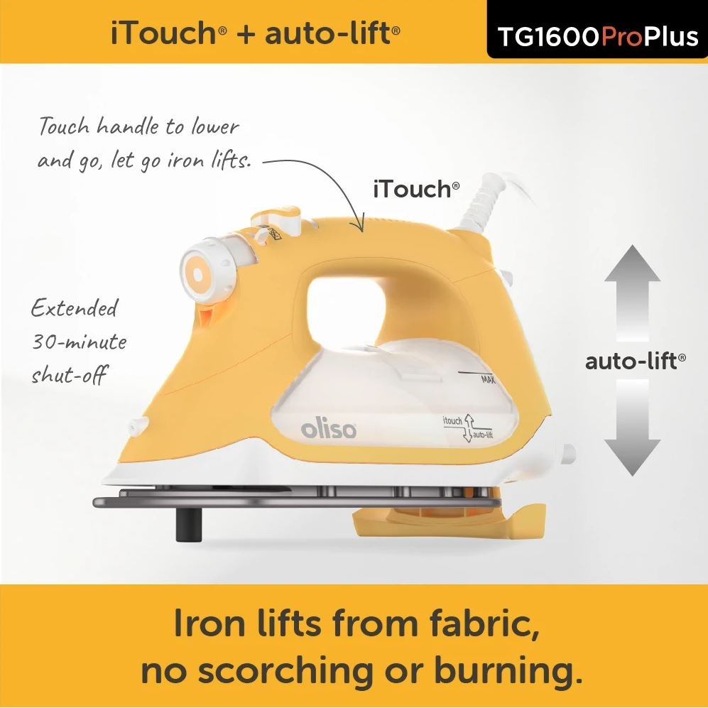 oliso Smart Iron TG1600ProPlus - Yellow