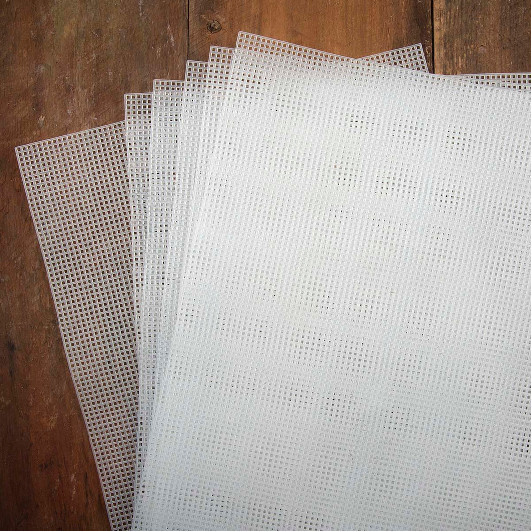7 Mesh Clear Plastic Canvas Sheets