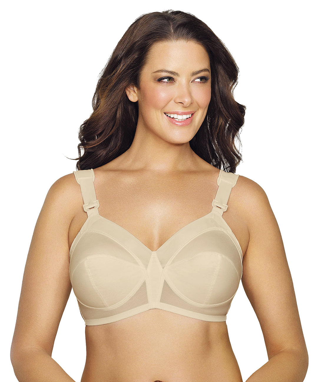 Lily Bras for Older Women Front Close,Lace Wireless Plus Size Full