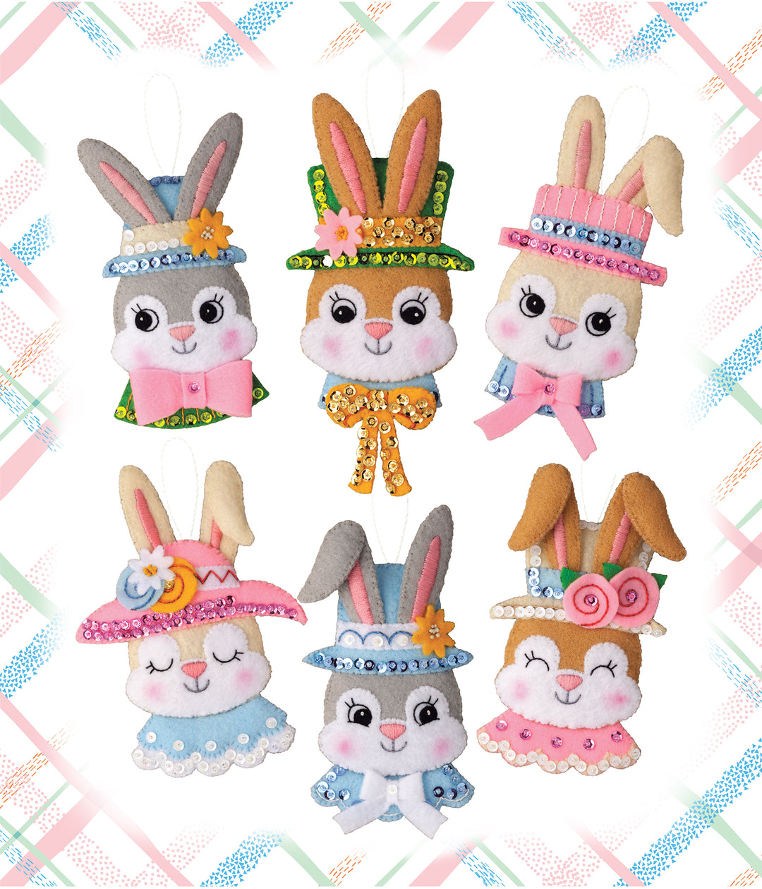 Easter Bonnet Parade Ornaments Kit