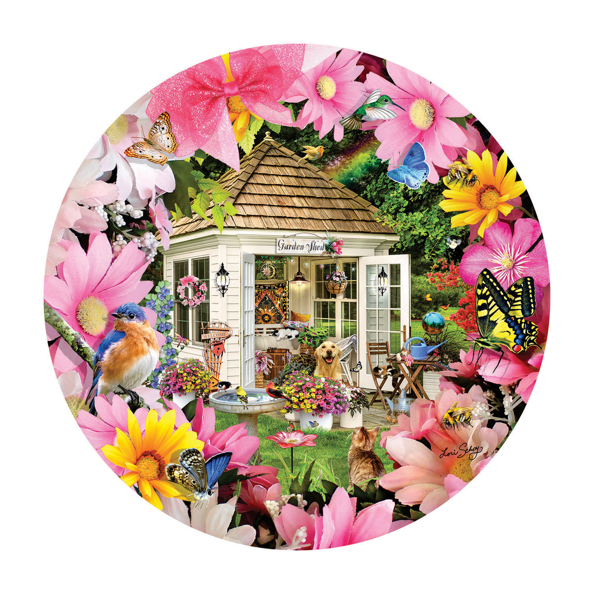 Garden Shed in Flower Jigsaw Puzzle