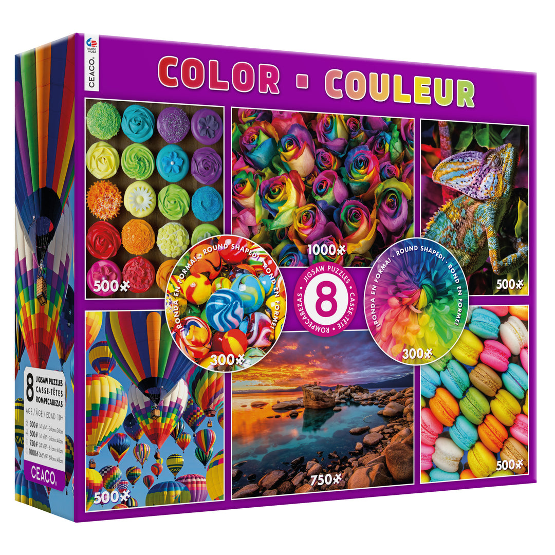 Colour 8-in-1 Puzzle Set