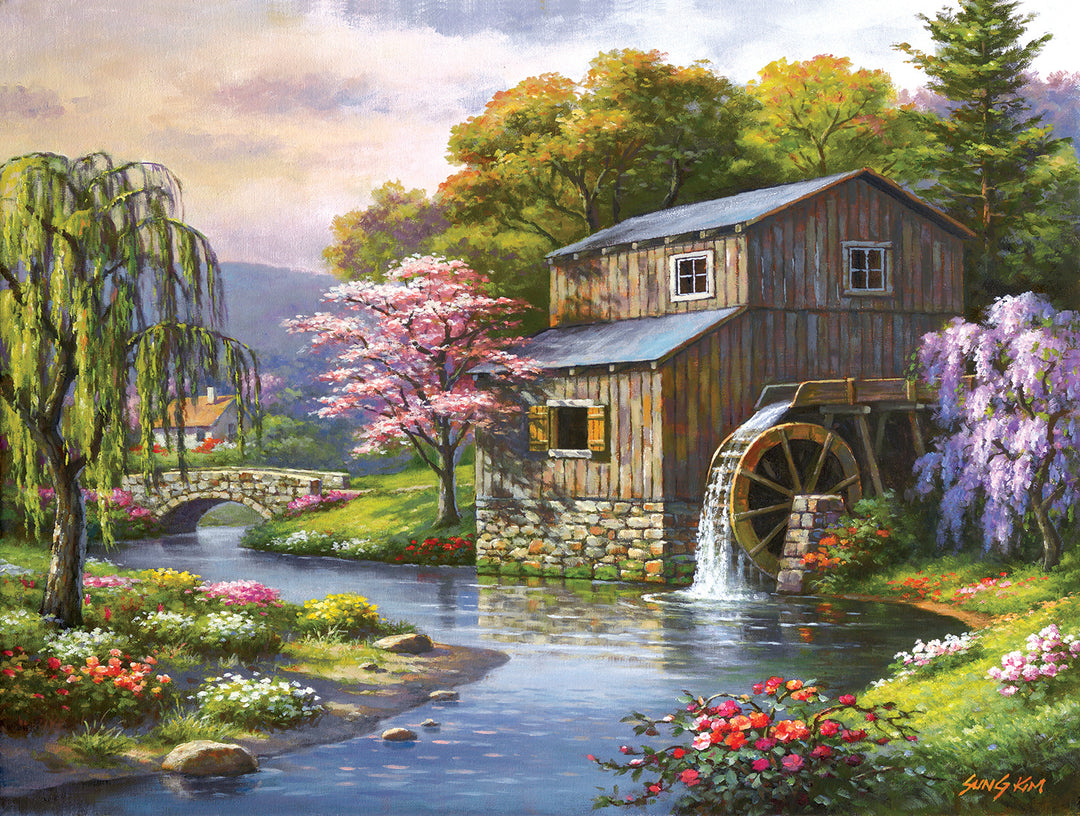 Spring at the Mill Jigsaw Puzzle