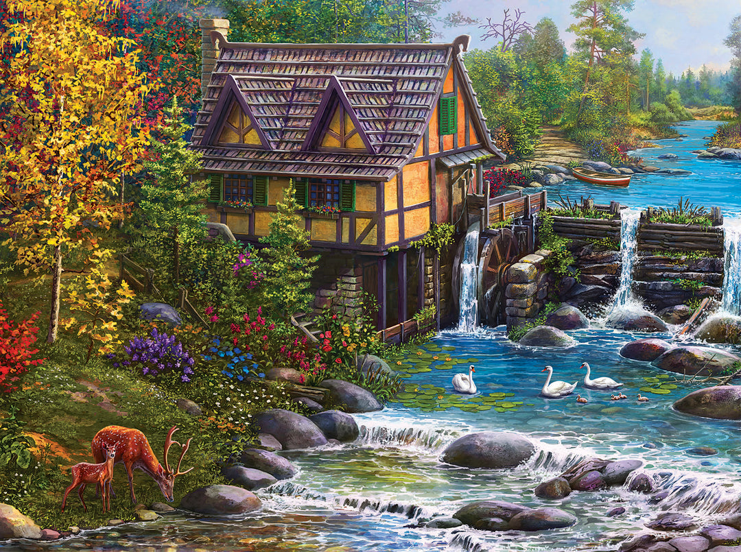 Mill By The River Jigsaw Puzzle