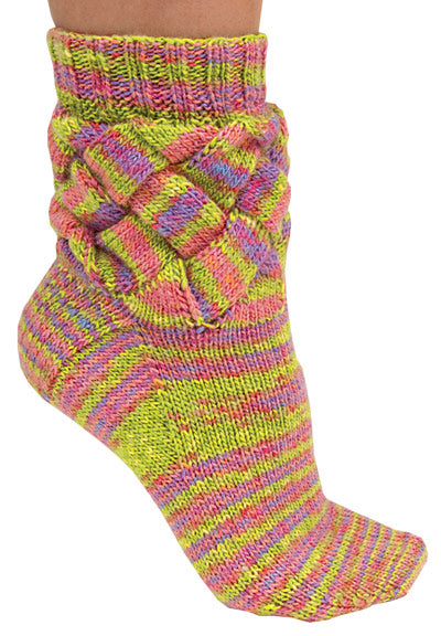 Free Entralac Socks Knit Patttern