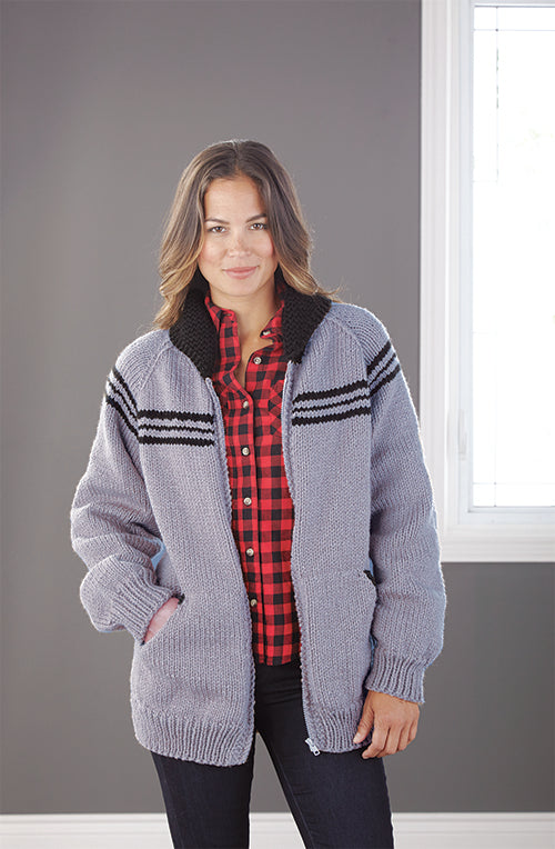 Celtic Wolf Jacket – Mary Maxim Ltd