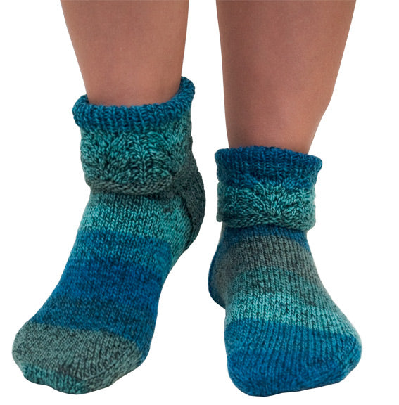 Free Cuffed Socks Knit Pattern