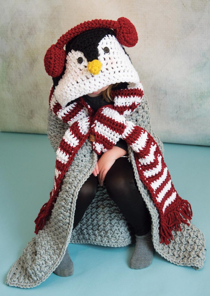 Penguin Hooded Blanket