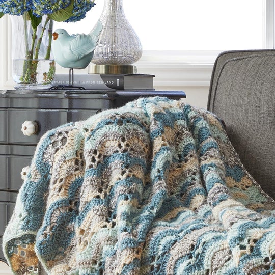 Waterfall Ripple Afghan